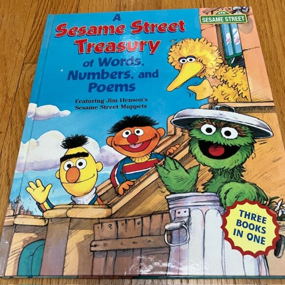 Sesame Street Treasury of Words, Numbers, and Poems hardcover book - Picture 1 of 4